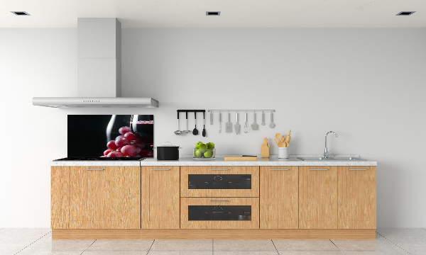 Spatplaat keuken Druiven en wijn