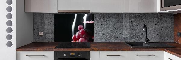 Spatplaat keuken Druiven en wijn