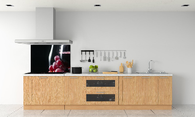 Spatplaat keuken Druiven en wijn