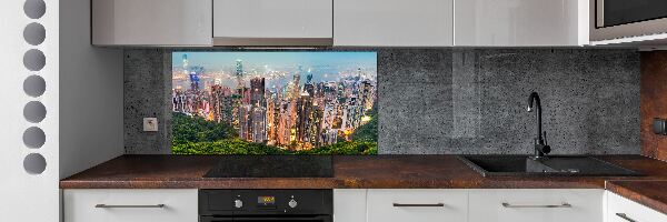 Panel między meble w kuchni Hongkong