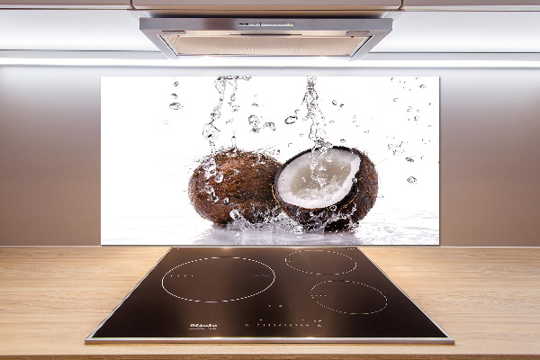 Keuken achterwand Kokosnoot en water