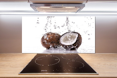 Keuken achterwand Kokosnoot en water