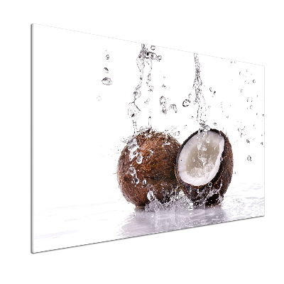 Keuken achterwand Kokosnoot en water