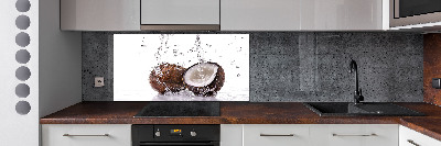 Keuken achterwand Kokosnoot en water