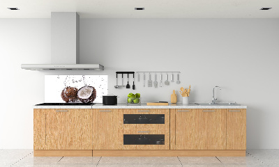 Keuken achterwand Kokosnoot en water