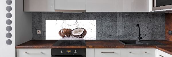 Keuken achterwand Kokosnoot en water