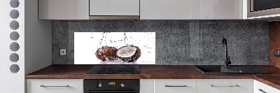 Keuken achterwand Kokosnoot en water