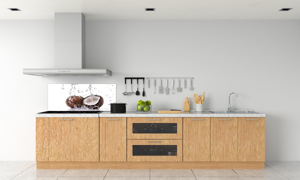 Keuken achterwand Kokosnoot en water