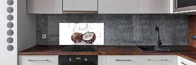 Keuken achterwand Kokosnoot en water