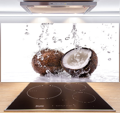 Keuken achterwand Kokosnoot en water