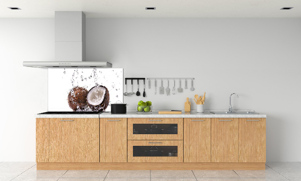 Keuken achterwand Kokosnoot en water