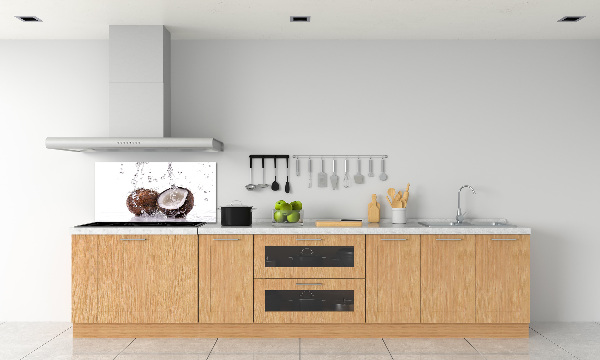Keuken achterwand Kokosnoot en water