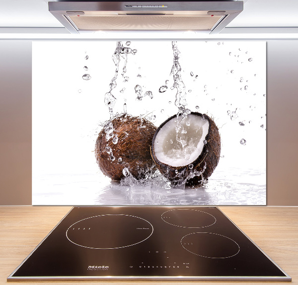 Keuken achterwand Kokosnoot en water