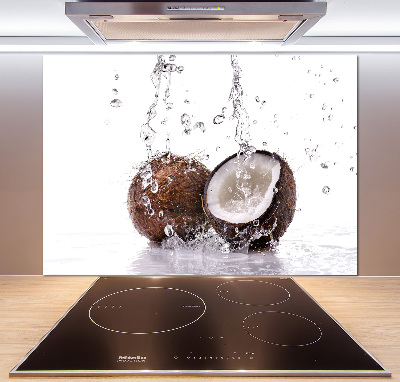 Keuken achterwand Kokosnoot en water
