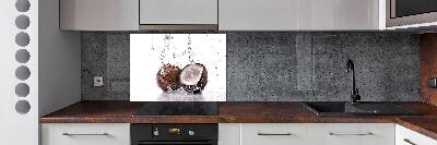 Keuken achterwand Kokosnoot en water