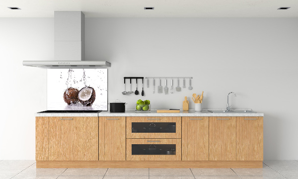Keuken achterwand Kokosnoot en water