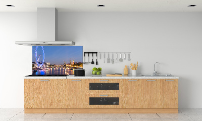 Glazen achterwand keuken London Eye Londen