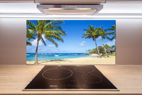 Panel do kuchni Tropikalna plaża