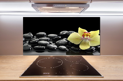 Spatplaat keuken Orchidee