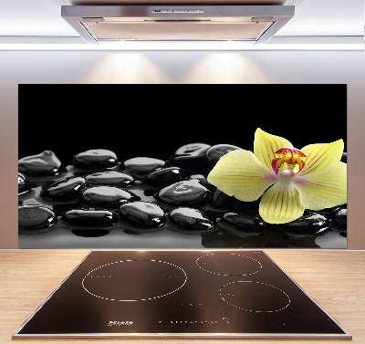 Spatplaat keuken Orchidee