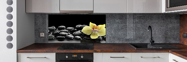 Spatplaat keuken Orchidee