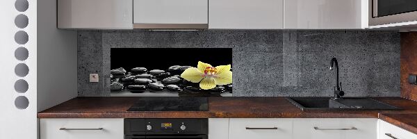 Spatplaat keuken Orchidee