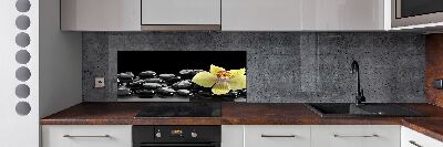 Spatplaat keuken Orchidee
