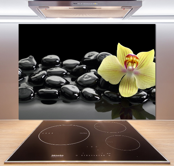 Spatplaat keuken Orchidee