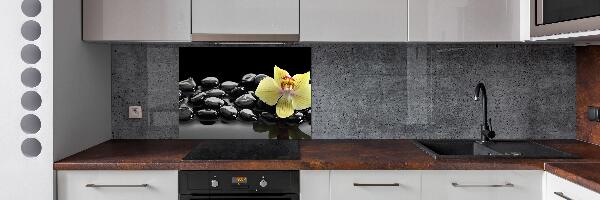 Spatplaat keuken Orchidee
