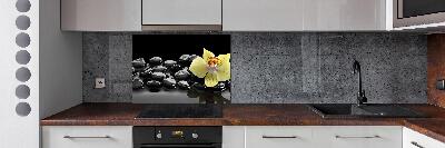 Spatplaat keuken Orchidee