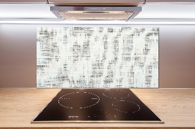 Spatplaat keuken Wit linnen canvas