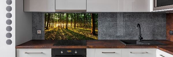 Achterwand keuken Zonnestralen