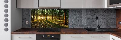 Achterwand keuken Zonnestralen