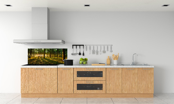 Achterwand keuken Zonnestralen
