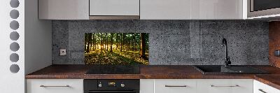 Achterwand keuken Zonnestralen
