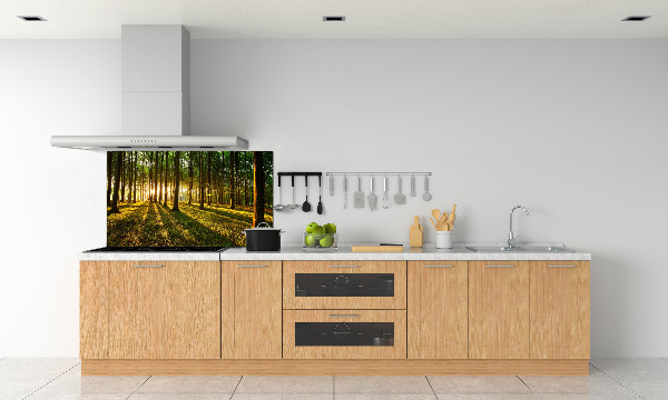 Panel do kuchni Promienie słońca