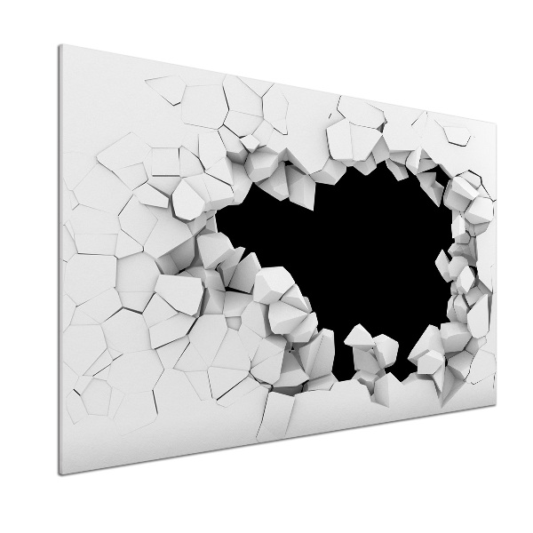 Keuken achterwand Gat in de muur
