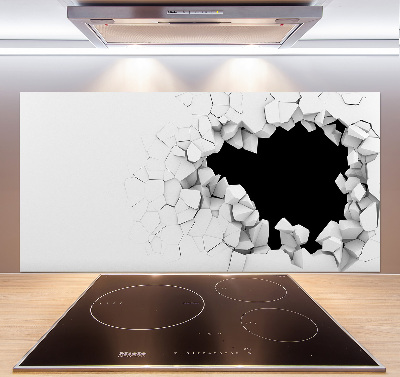 Keuken achterwand Gat in de muur