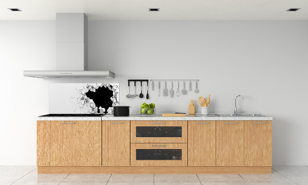 Keuken achterwand Gat in de muur
