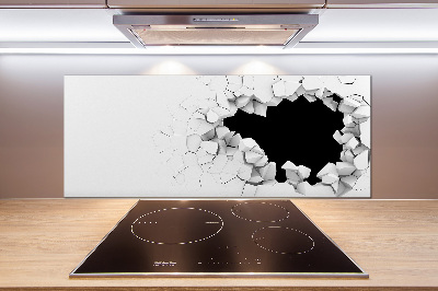 Keuken achterwand Gat in de muur