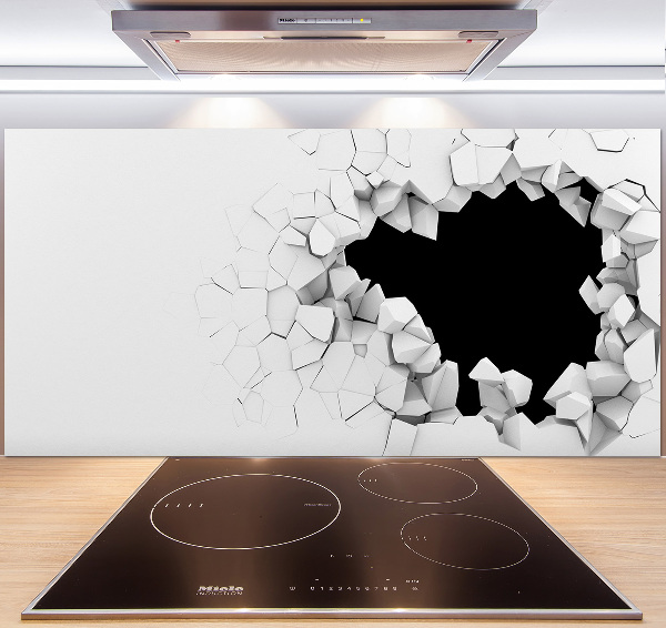 Keuken achterwand Gat in de muur