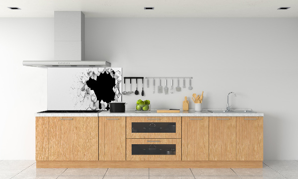 Panel do kuchni Dziura w ścianie