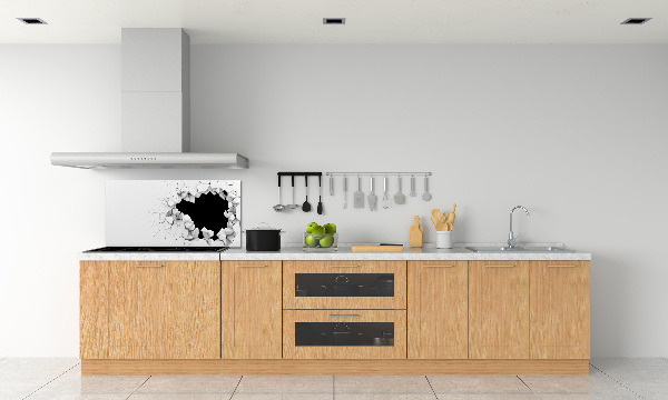 Panel do kuchni Dziura w ścianie