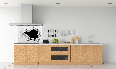 Keuken achterwand Gat in de muur