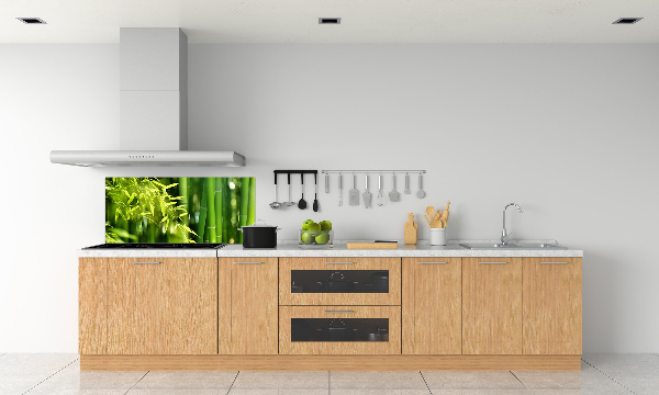 Keuken achterwand Bamboe