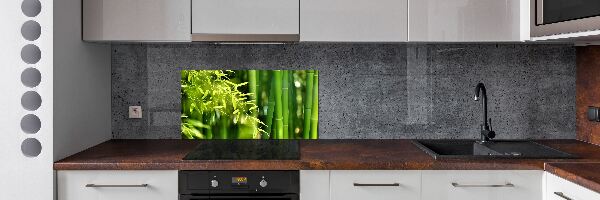 Keuken achterwand Bamboe