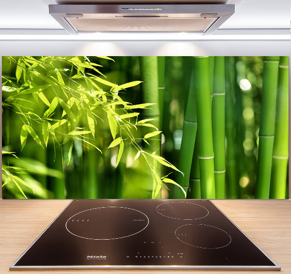 Keuken achterwand Bamboe