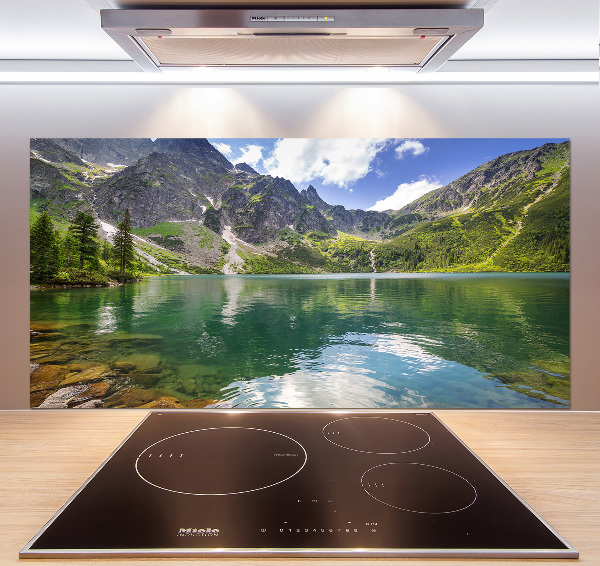 Keuken achterwand Het zeeoog ​​van het Tatragebergte