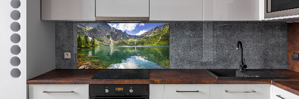 Keuken achterwand Het zeeoog ​​van het Tatragebergte