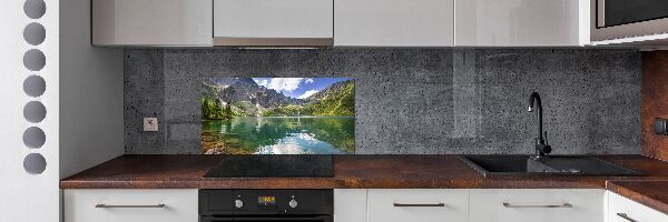 Keuken achterwand Het zeeoog ​​van het Tatragebergte